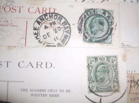 POSTCARDS / STAMPS : SA KINGS HEADS /TRANSVAAL/ NATAL / CAPE OF GOOD HOPE